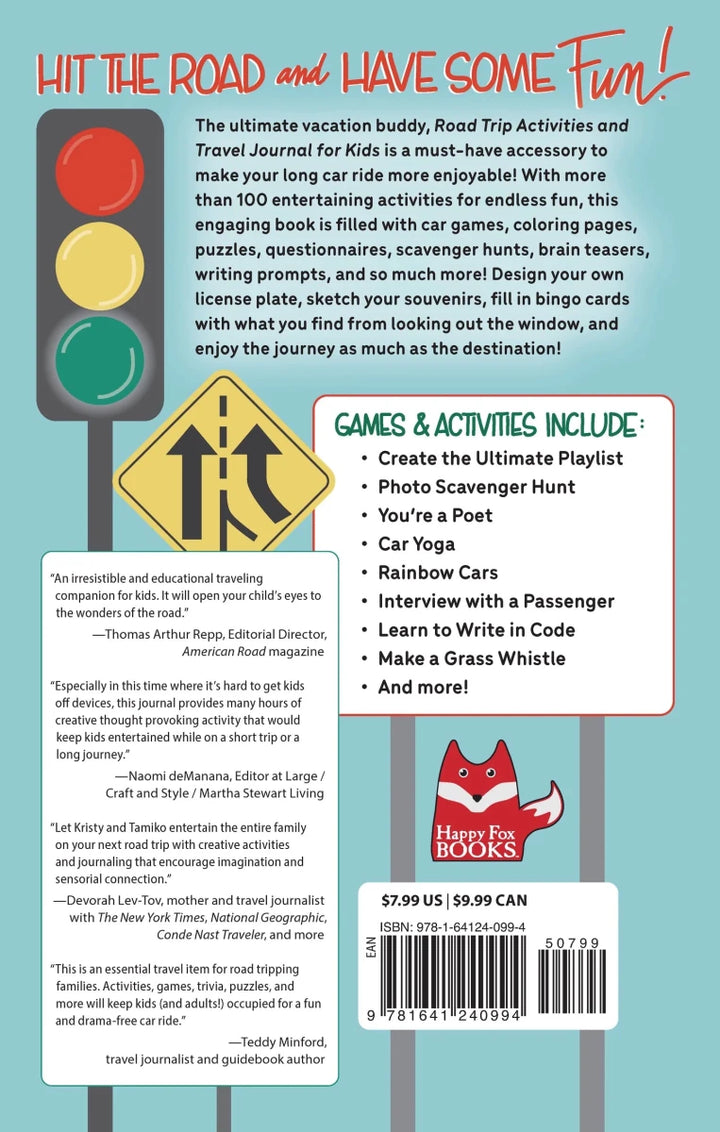 Road Trip Activities and Travel Journal for Kids - Tools 4 Teaching