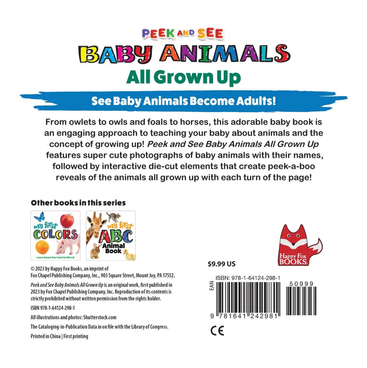 Peek and See Baby Animals All Grown Up - Tools 4 Teaching
