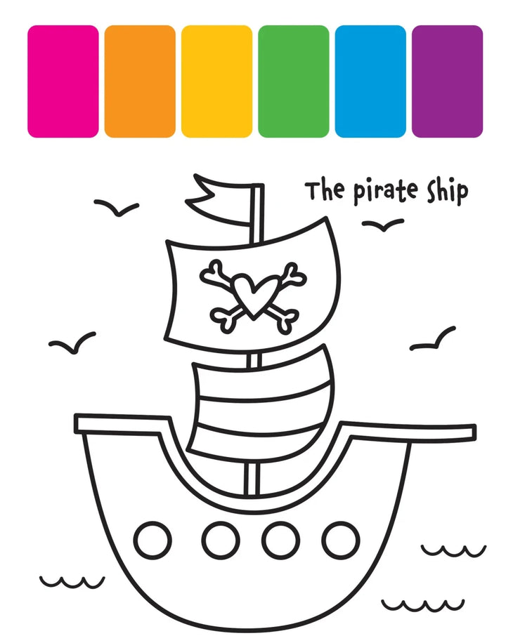 My First Painting Book Playful Pirates - Tools 4 Teaching