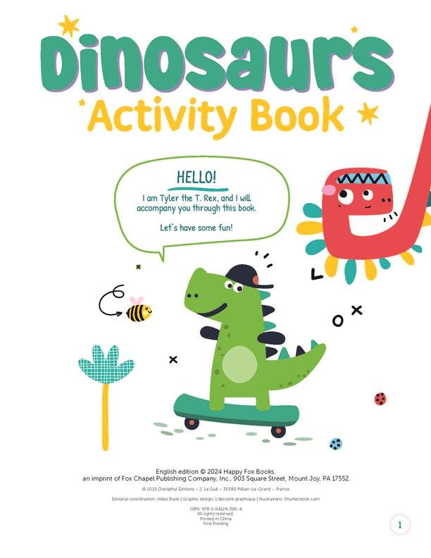 Dinosaur Activity Book - Tools 4 Teaching