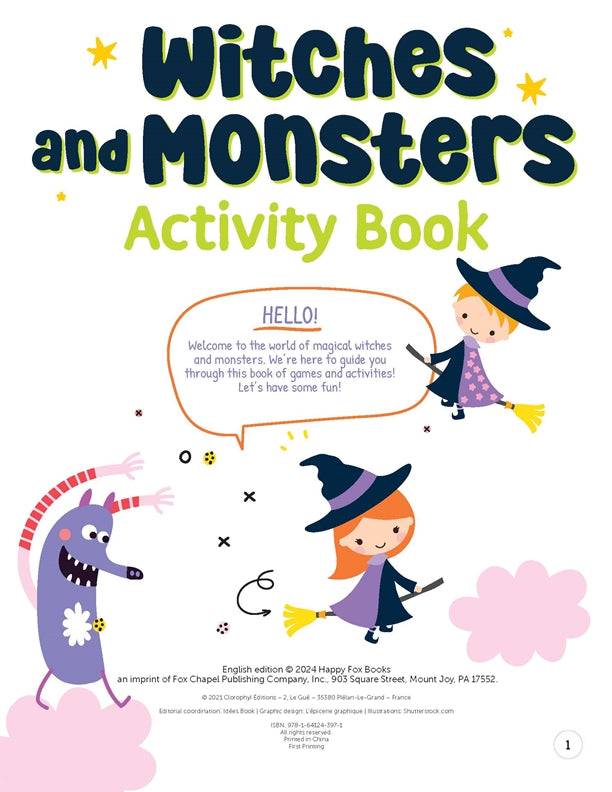 Witches and Monsters Activity Book - Tools 4 Teaching