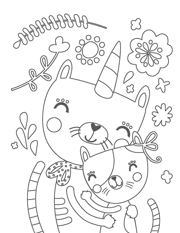 Silly Caticorns Coloring Book - Tools 4 Teaching