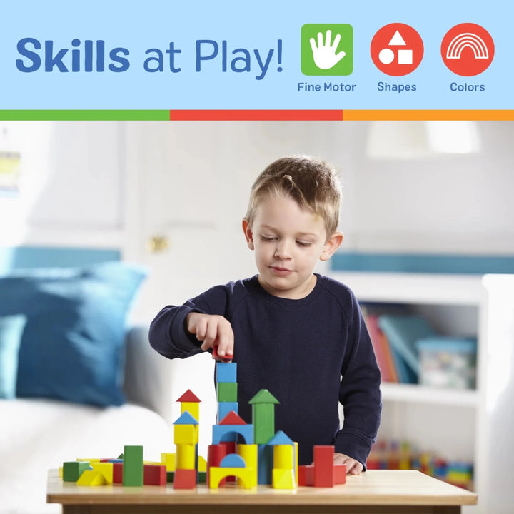 100 Wood Blocks Set - Tools 4 Teaching