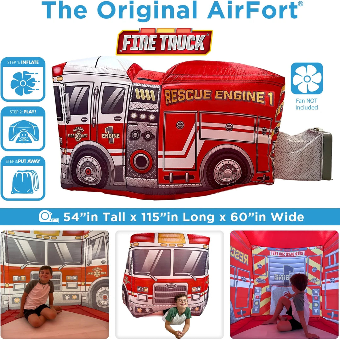 The Original AirFort - Firetruck - Tools 4 Teaching