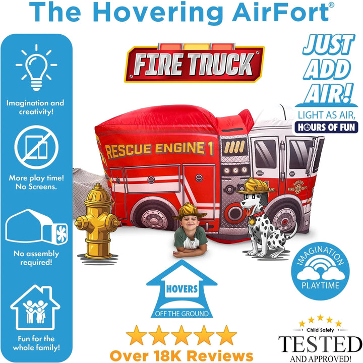 The Original AirFort - Firetruck - Tools 4 Teaching