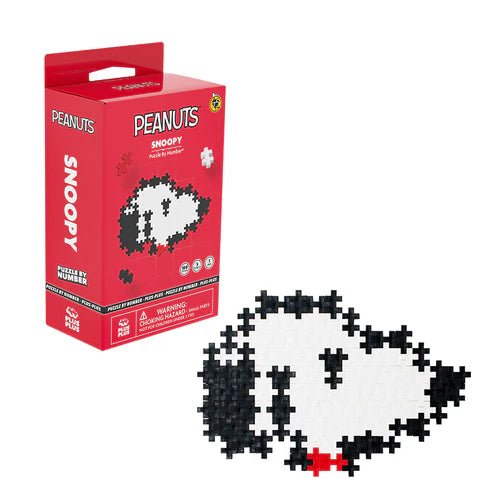 Plus Plus Snoopy - 100PC Puzzle by Number - Tools 4 Teaching