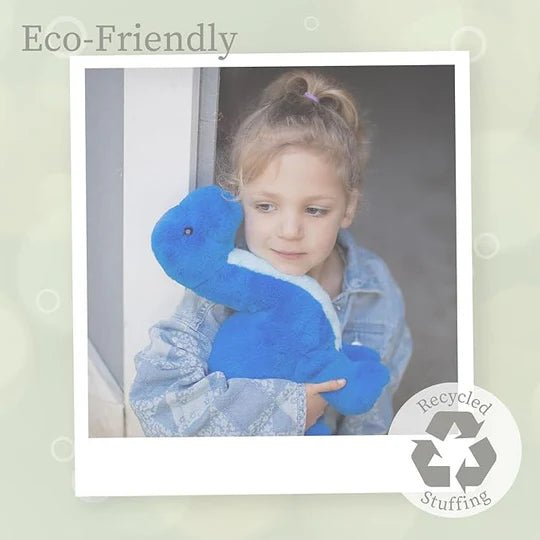 Bobo Bronto Blue Dinosaur Large Lushee 16" Plush - Tools 4 Teaching