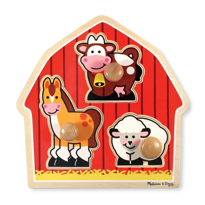 Jumbo Knob Barnyard Animals - Tools 4 Teaching