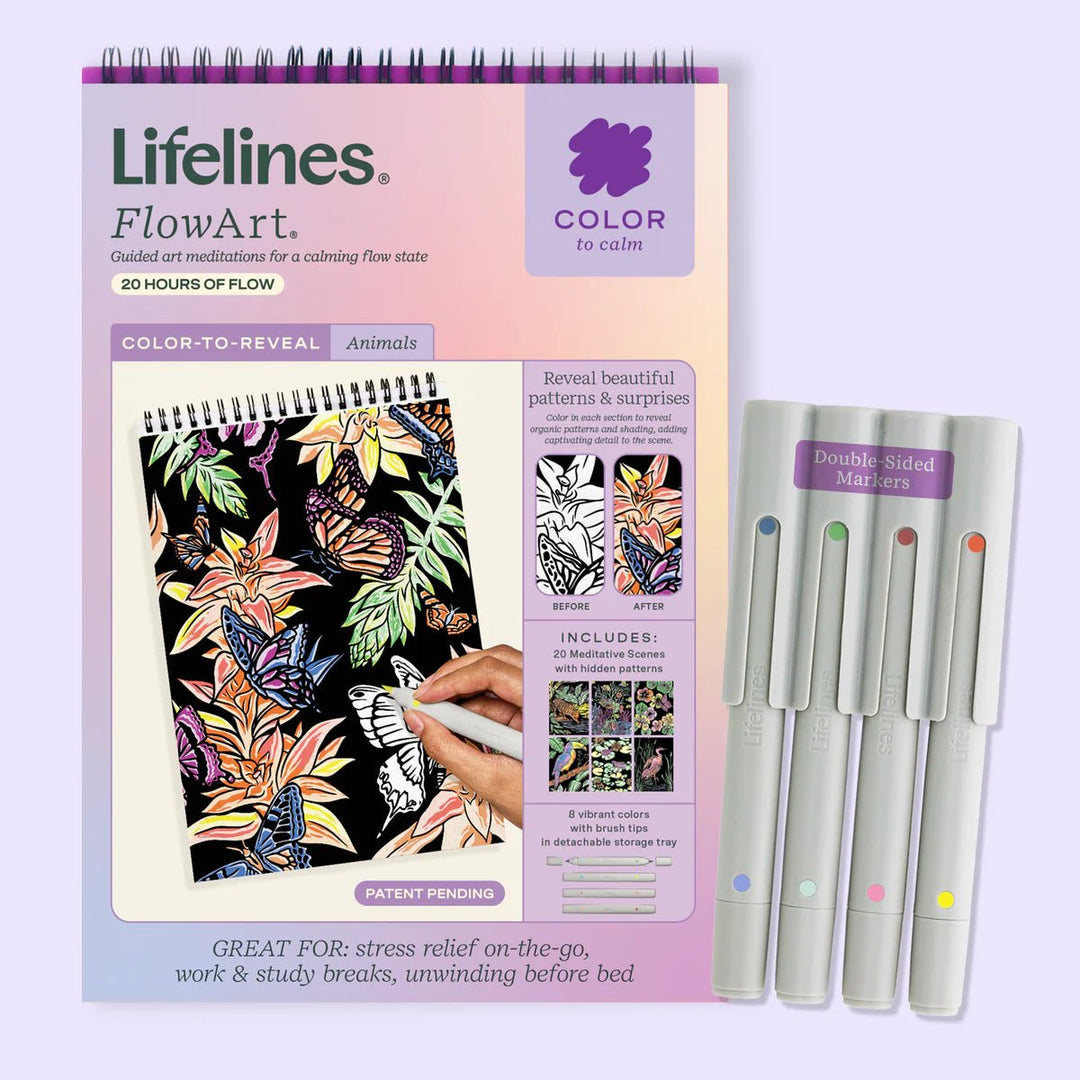 Lifelines® FlowArt® - Color - to - Reveal - Animals - Tools 4 Teaching