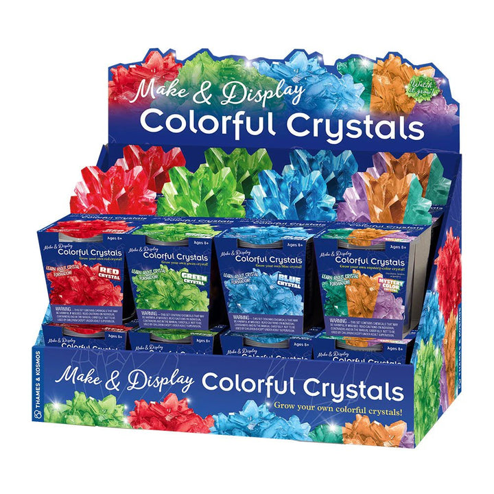 Make &amp; Display: Colorful Crystals 16 - Piece Gift Set - Tools 4 Teaching
