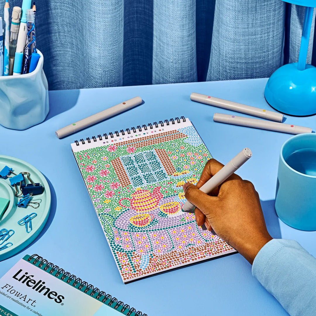 Lifelines® FlowArt® - Dot - By - Letter™ - Cozy Cottage - Tools 4 Teaching