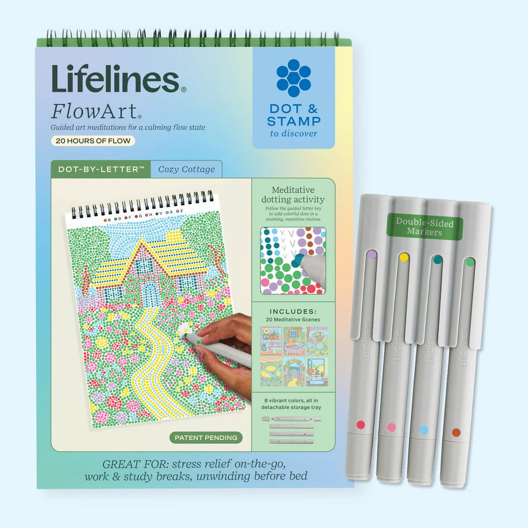 Lifelines® FlowArt® - Dot - By - Letter™ - Cozy Cottage - Tools 4 Teaching