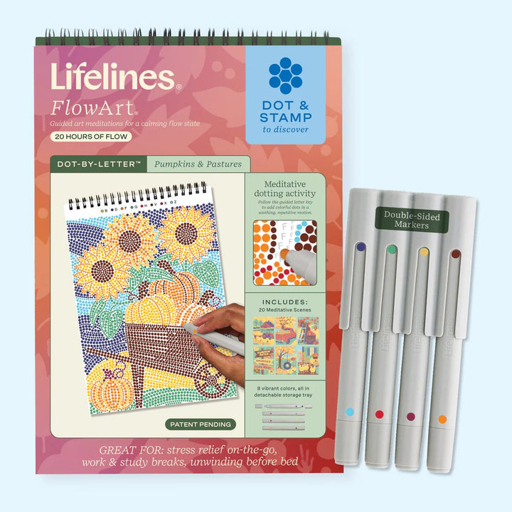 Lifelines® FlowArt® - Dot - By - Letter™ - Pumpkins &amp; Pastures - Tools 4 Teaching