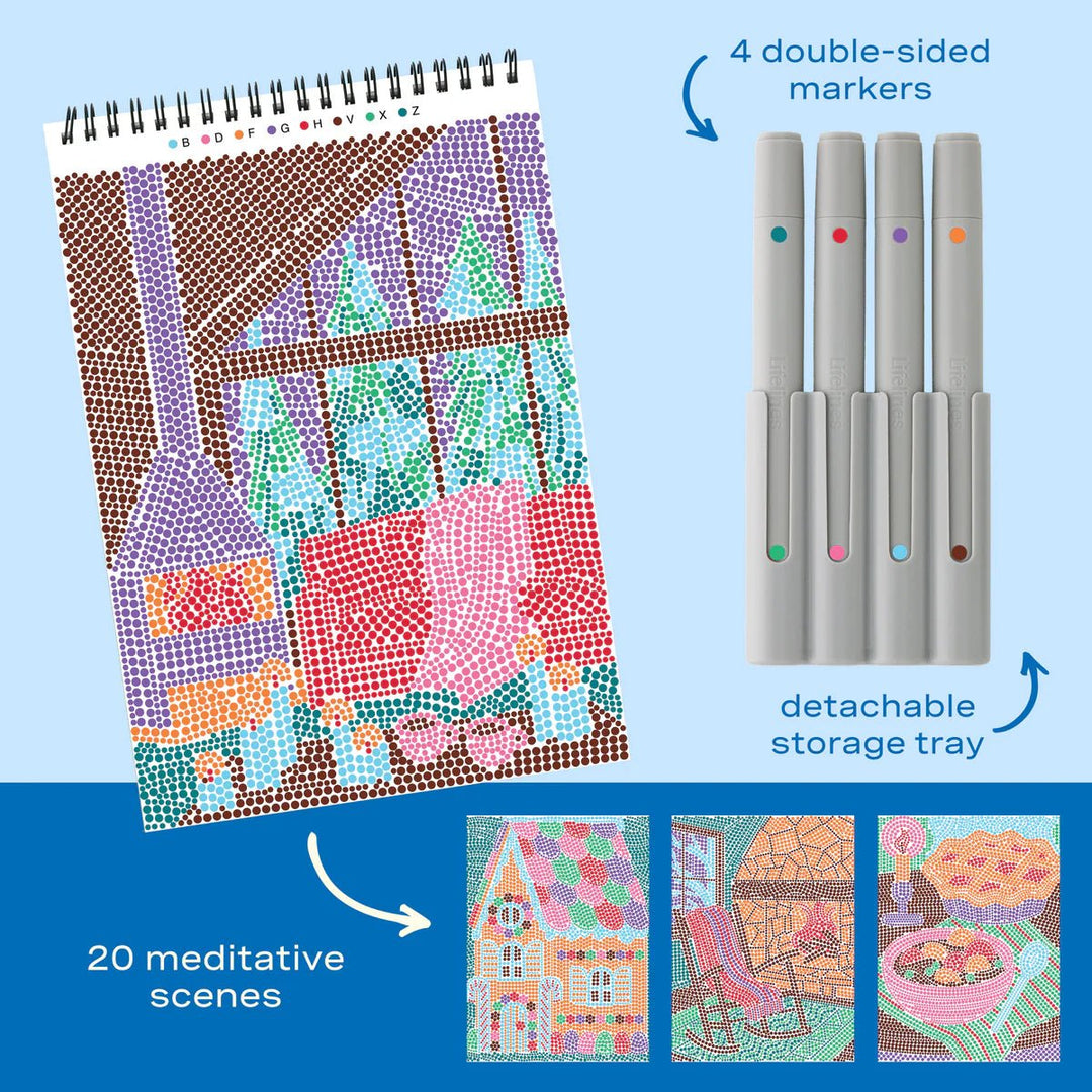 Lifelines® FlowArt® - Dot - By - Letter™ - Snowed - In - Tools 4 Teaching