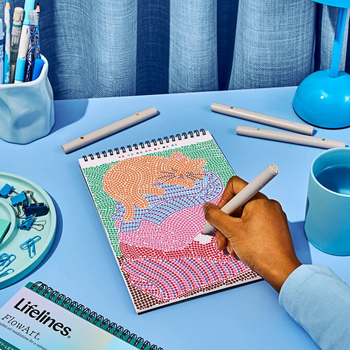 Lifelines® FlowArt® - Dot - By - Letter™ - Snowed - In - Tools 4 Teaching