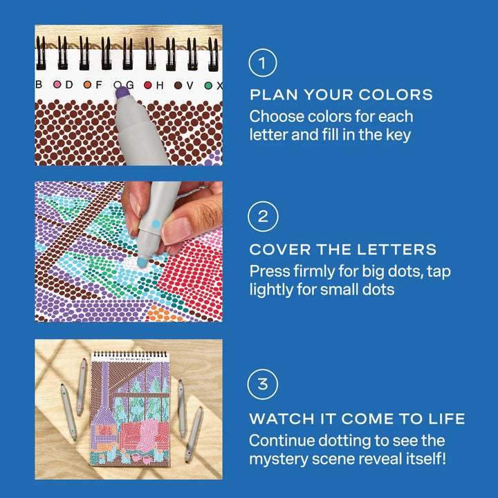 Lifelines® FlowArt® - Dot - By - Letter™ - Snowed - In - Tools 4 Teaching