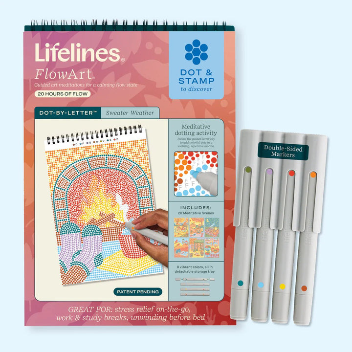Lifelines® FlowArt® - Dot - By - Letter™ - Sweater Weather - Tools 4 Teaching