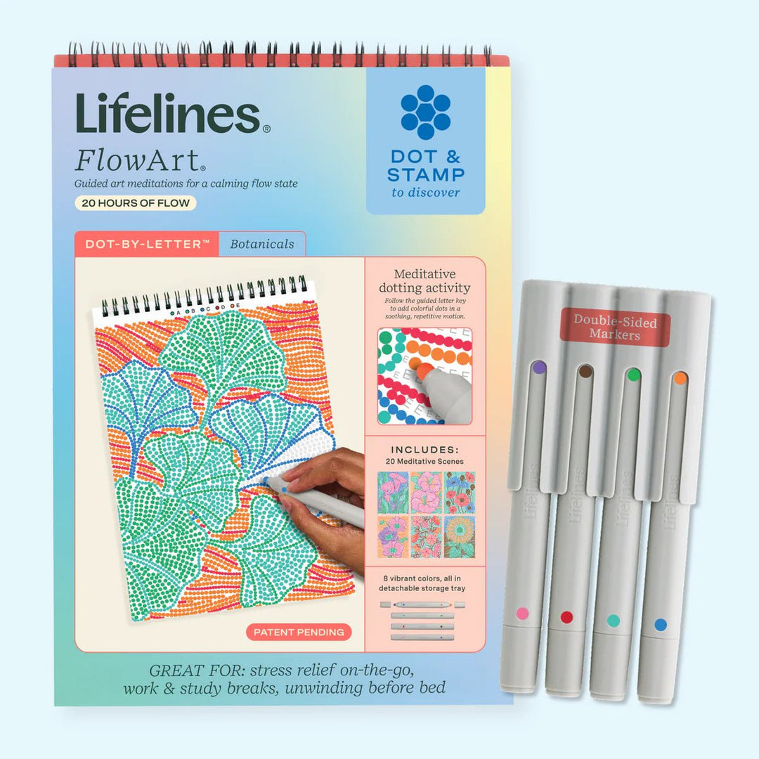 Lifelines® FlowArt® - Dot - By - Letter™ - Botanicals - Tools 4 Teaching