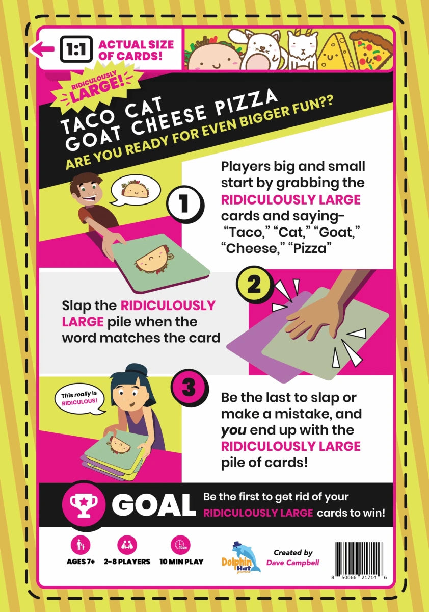 *Taco Cat Goat Cheese Pizza Poolside - Tools 4 Teaching