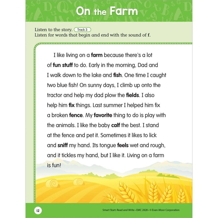 Smart Start: Read and Write, Grade K - Tools 4 Teaching