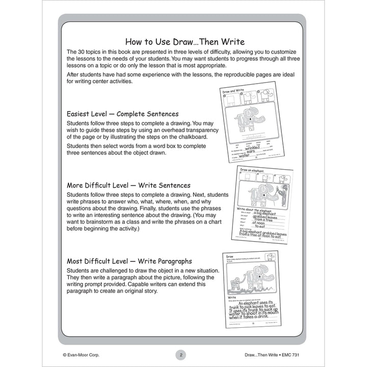 Draw…Then Write, Grades 1-3 - Tools 4 Teaching