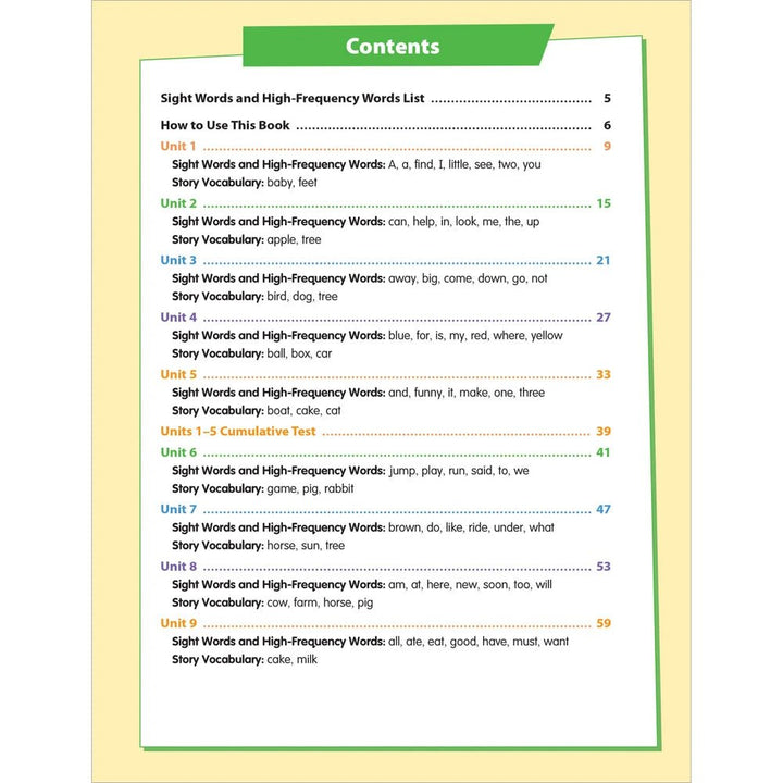 Smart Start: Sight Words, Grade PreK - Tools 4 Teaching