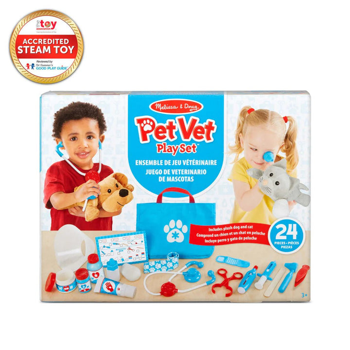 Examine &amp; Treat Pet Vet Play Set - Tools 4 Teaching