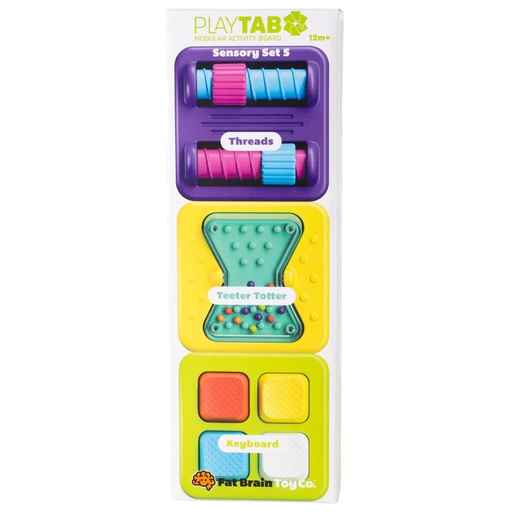 PlayTab Tiles Set 5 - Threads, Teether Totter, Keyboard - Tools 4 Teaching