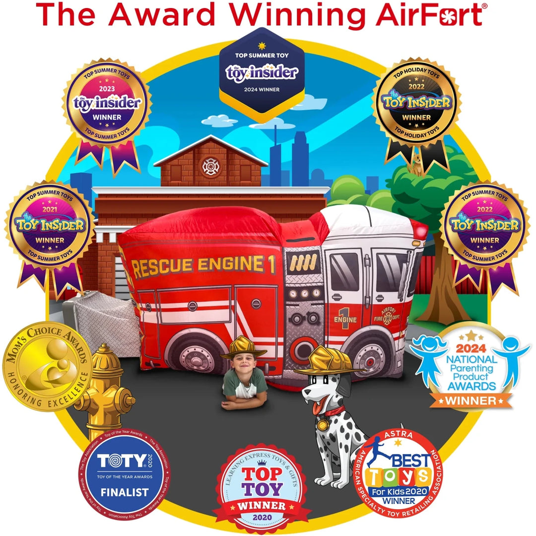 The Original AirFort - Firetruck - Tools 4 Teaching