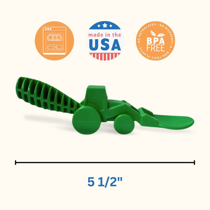 Set of 2 Green Tractor Utensils-Baby &amp; Toddler-Tools 4 Teaching-Classroom Decor and More
