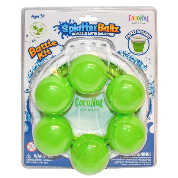 Splatter Ballz Reusable Water Balloon Battle Kit - Tools 4 Teaching
