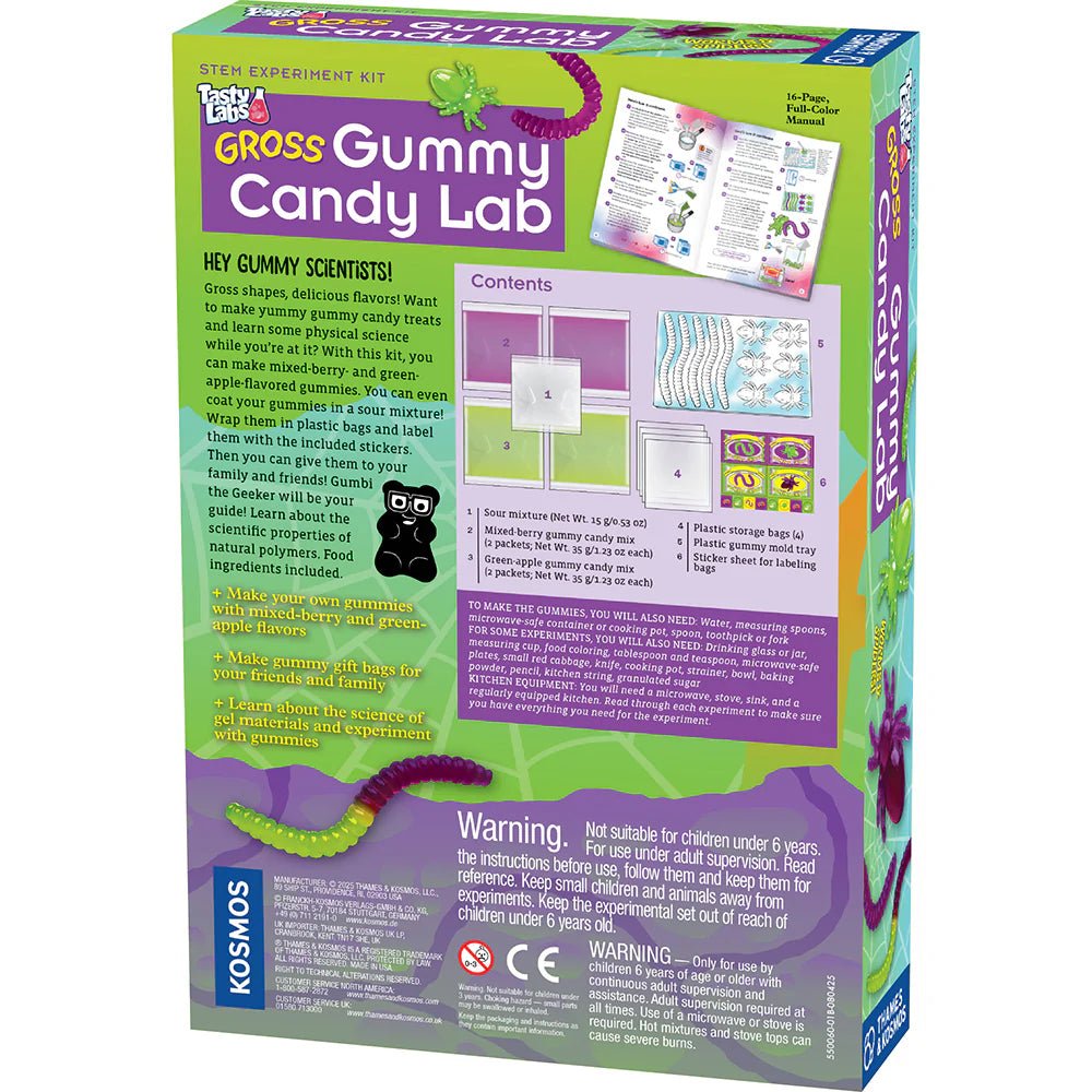 Gross Gummy Candy Lab: Worms and Spiders - Tools 4 Teaching