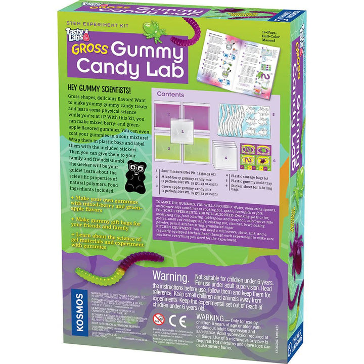 Gross Gummy Candy Lab: Worms and Spiders - Tools 4 Teaching