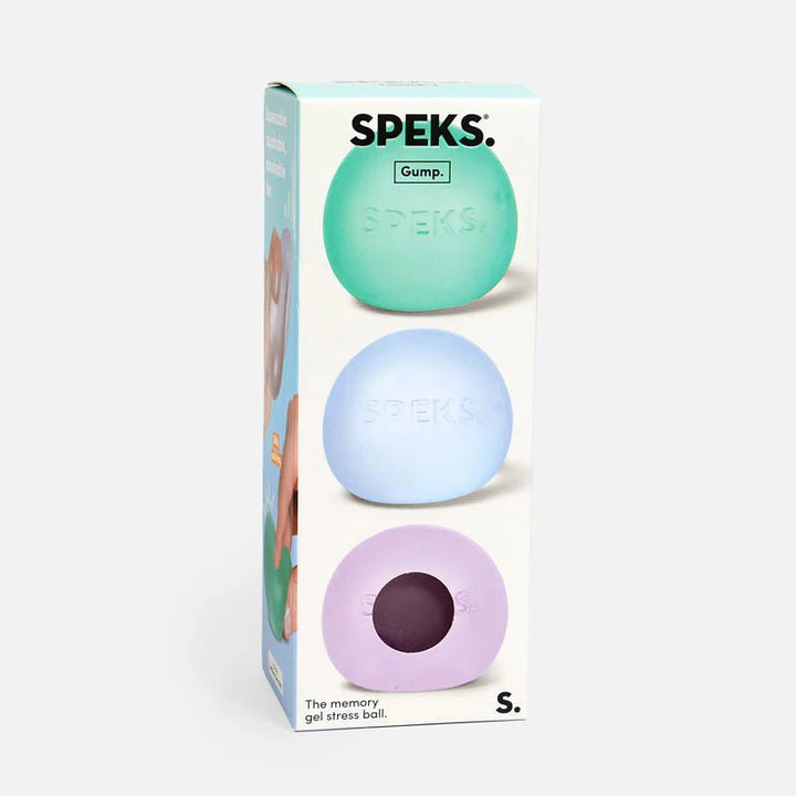 SPEKS™ Gump Memory Gel Stress Ball (3-Pack) - Cool