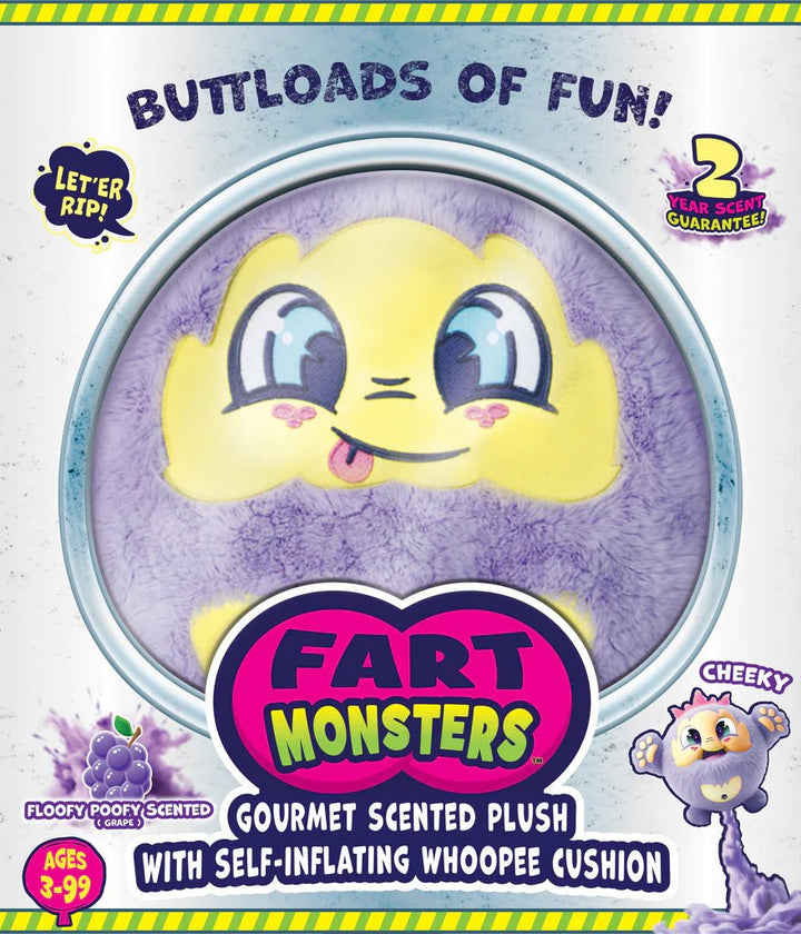 Fart Monsters Cheeky (Grape Scent)-Stuffed Animals & Plush-Tools 4 Teaching-Classroom Decor and More