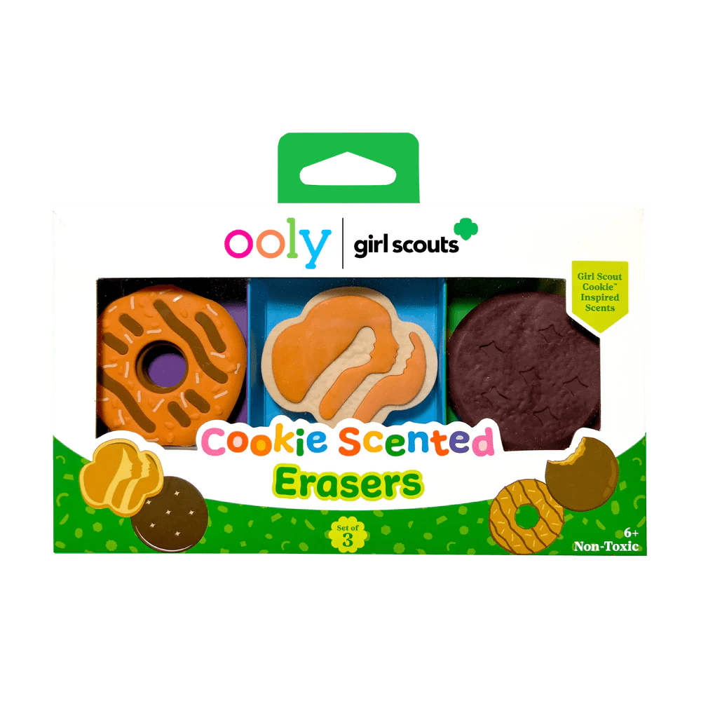 Girl Scouts Cookie Scented Erasers - Set of 3 - Tools 4 Teaching