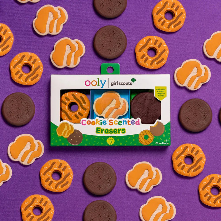 Girl Scouts Cookie Scented Erasers - Set of 3 - Tools 4 Teaching