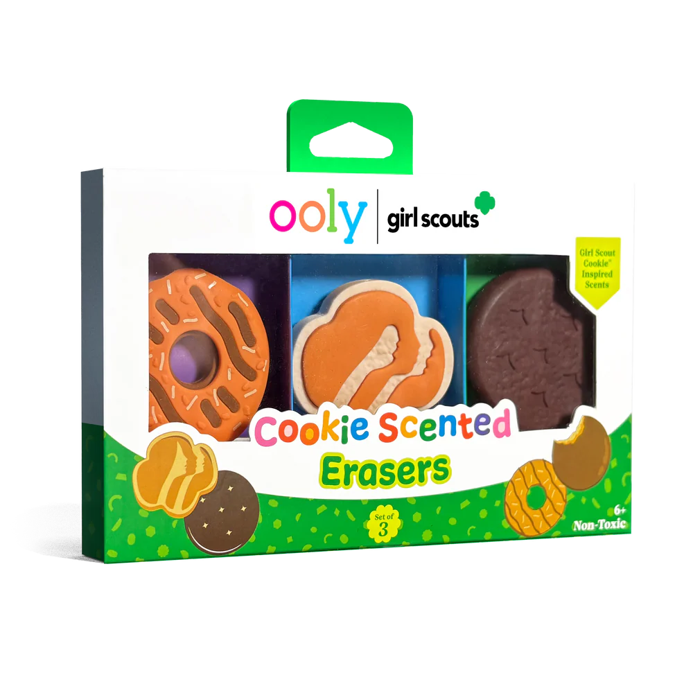 Girl Scouts Cookie Scented Erasers - Set of 3 - Tools 4 Teaching