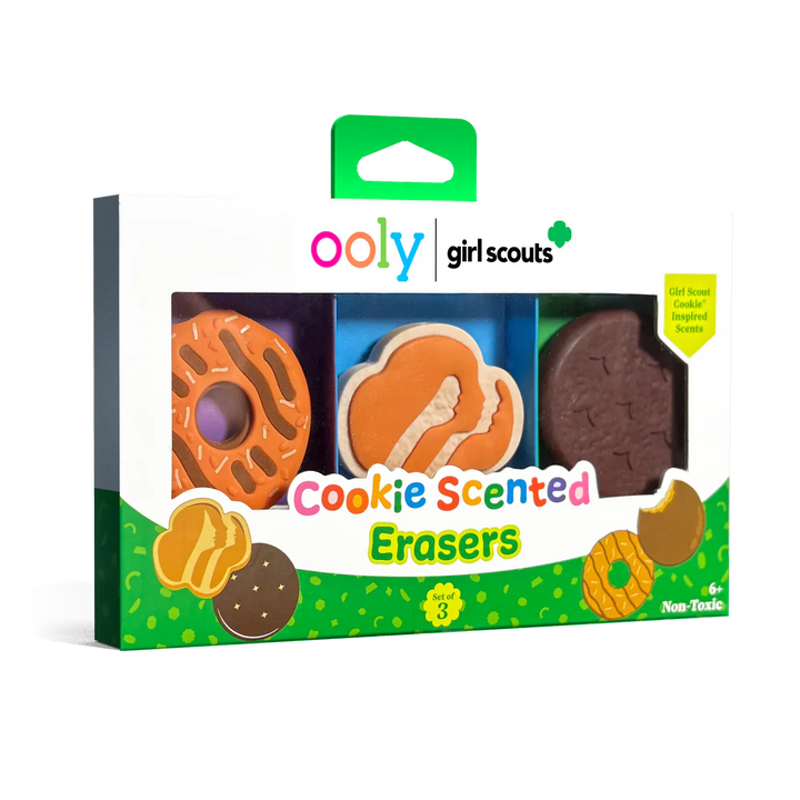 Girl Scouts Cookie Scented Erasers - Set of 3 - Tools 4 Teaching