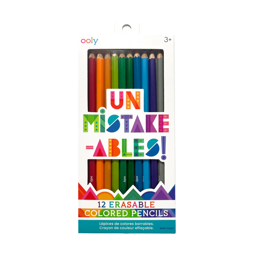Un - Mistakeables! Erasable Colored Pencils - Set of 12 - Tools 4 Teaching