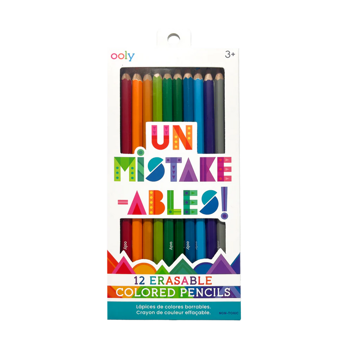 Un - Mistakeables! Erasable Colored Pencils - Set of 12 - Tools 4 Teaching