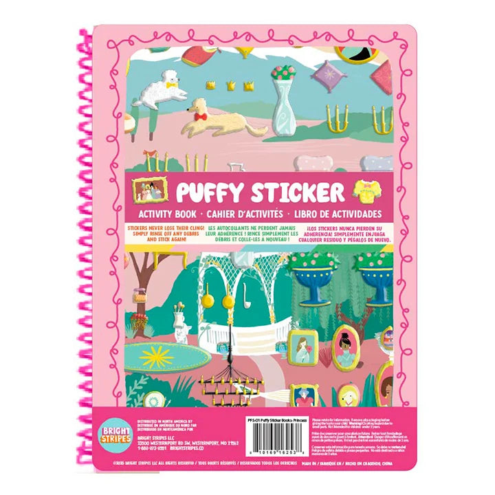 Puffy Sticker Book- Princess