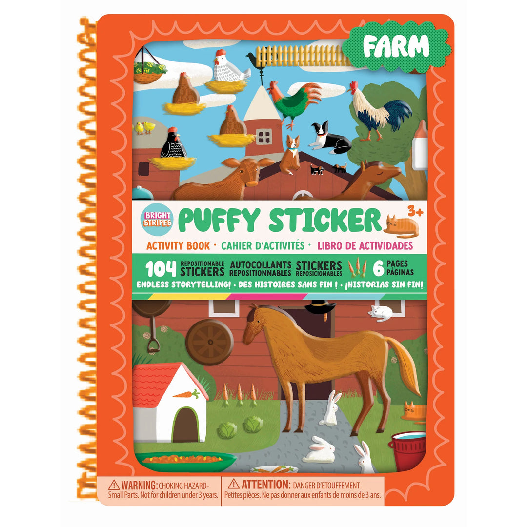 Puffy Sticker Book- Farm