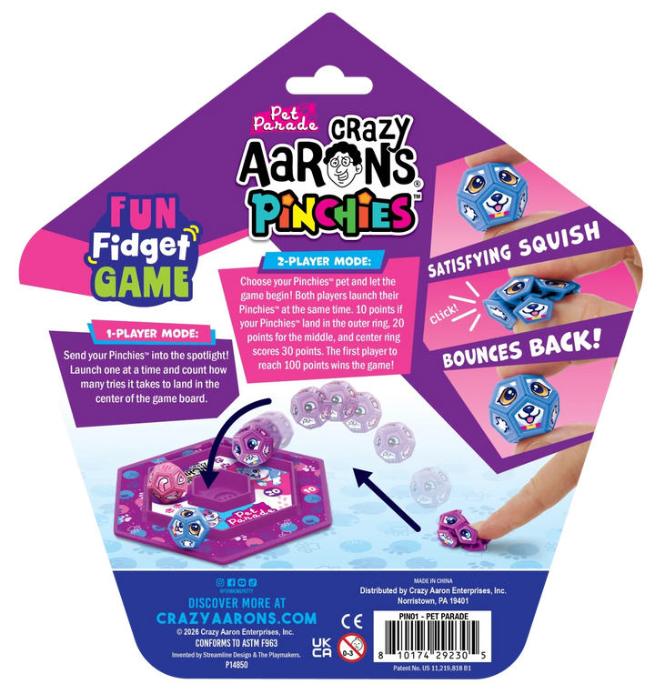 Crazy Aarons® Pinchies™ - Pet Parade - Tools 4 Teaching