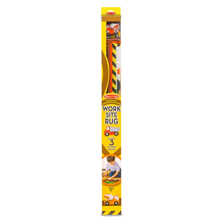 Round the Construction Zone Work Site Rug &amp; Vehicle Set - Tools 4 Teaching