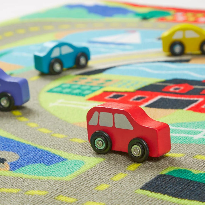 Round the Town Road Rug &amp; Car Set - Tools 4 Teaching