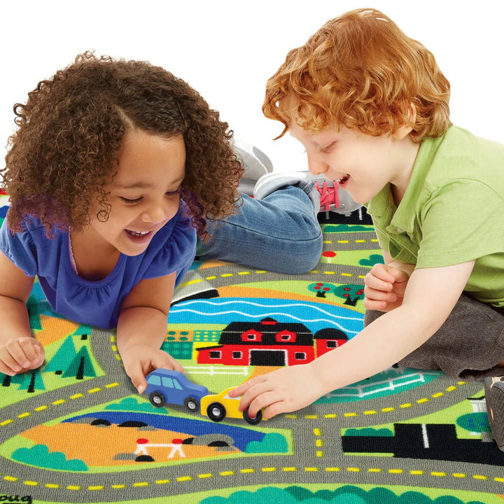 Round the Town Road Rug &amp; Car Set - Tools 4 Teaching