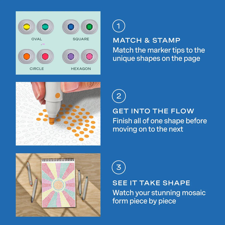 Lifelines® FlowArt® - Stamp - By - Shape® - Mediterranean - Tools 4 Teaching