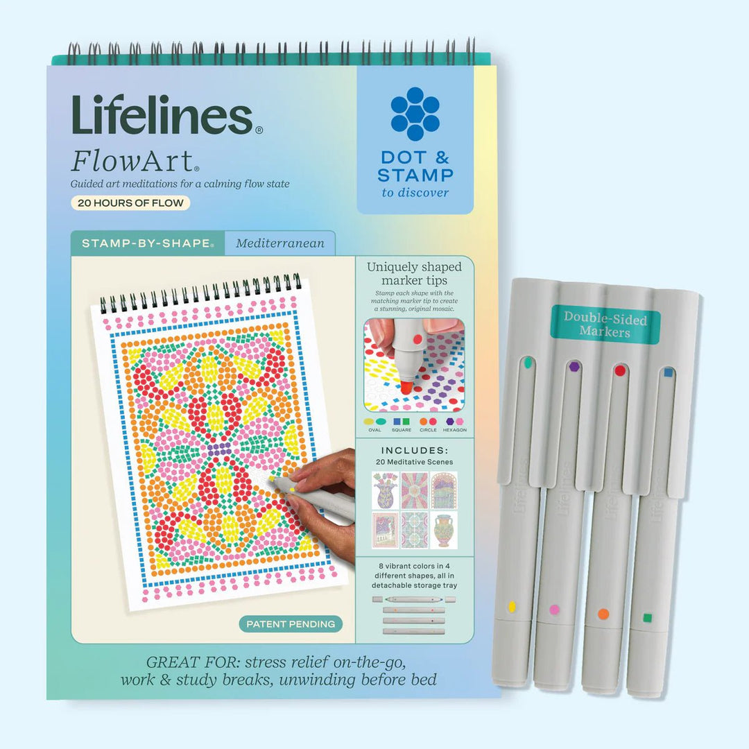 Lifelines® FlowArt® - Stamp - By - Shape® - Mediterranean - Tools 4 Teaching