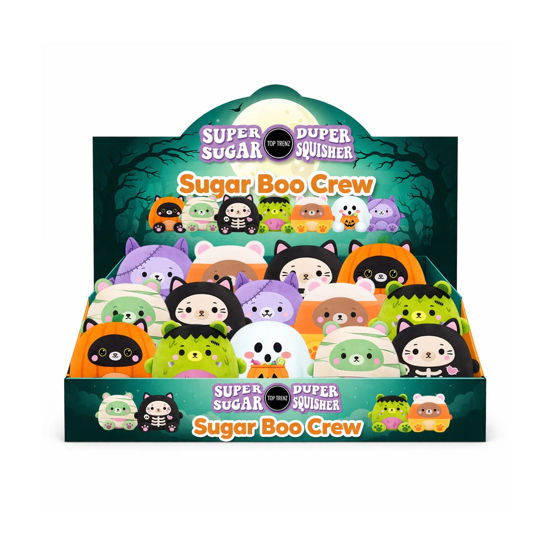Super Duper Sugar Squisher- Boo Crew (Assorted/ One Unit Per Sale)